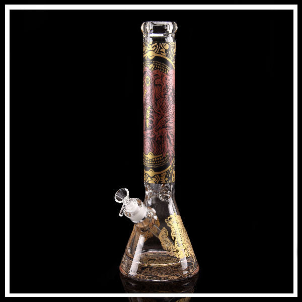 Amsterdam Bong Heavy Beaker Plague Doctor