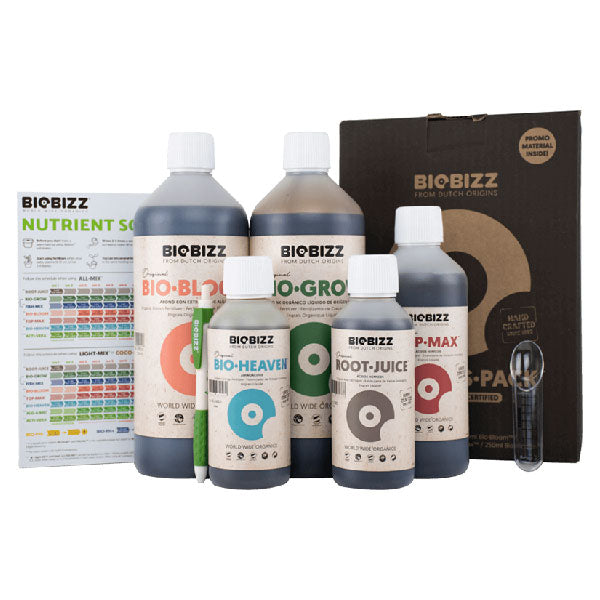 BioBizz Starters Pack – Kit Completo Fertilizzanti Biologici per Coltivazione Indoor
