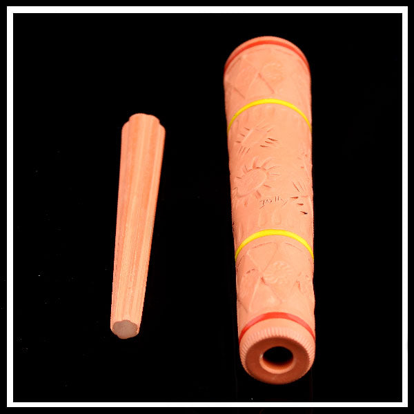 Jolly Cyloom Decorato con Fasce Giallo Rosso 16 cm – Cyloom Artigianale Italiano