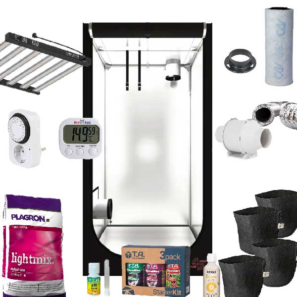 Kit Grow Box Completo 100x100x200 cm – LED 360W Professionale