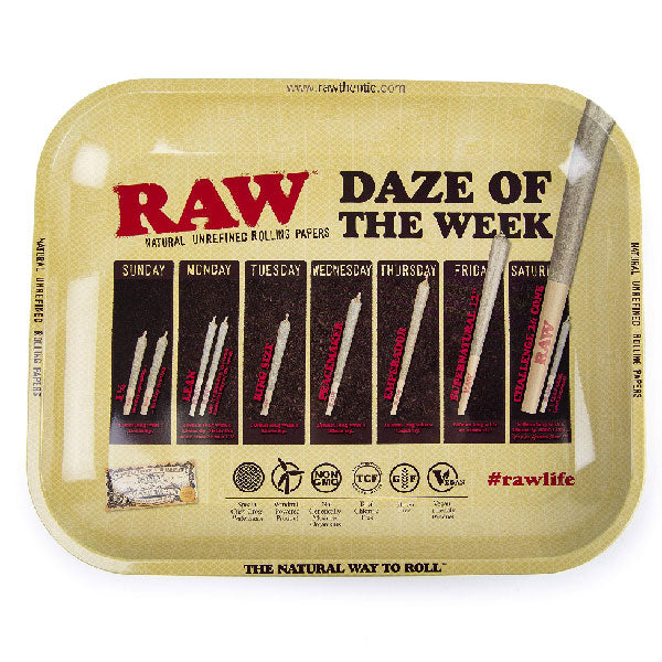 Raw Vassoio Rolling Tray Large 34x27,5cm Daze of the Week