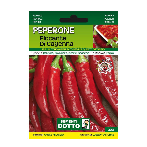 Sementi Dotto Peperone Piccante di Cayenna