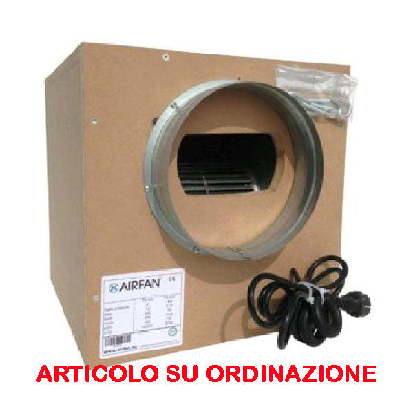 Airfan Isobox HDF Aspiratore Cassonato 2000mc/h