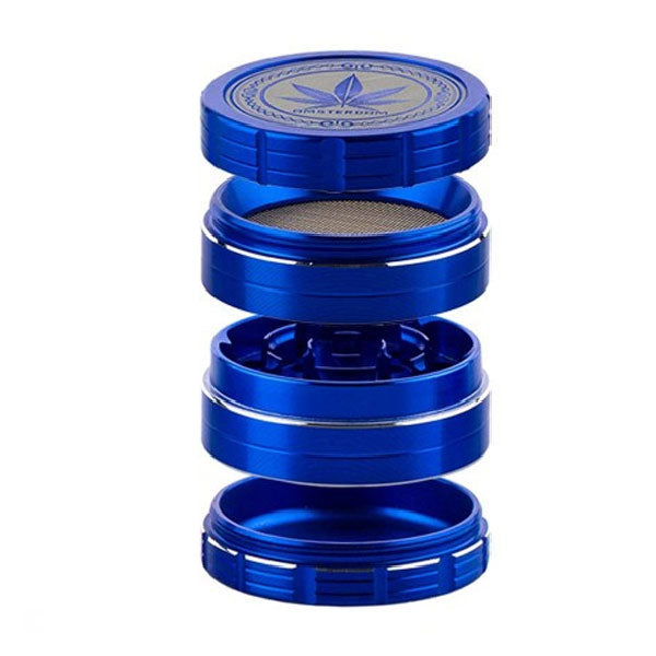 Amsterdam Grinder Ø50mm 4 parti Blu
