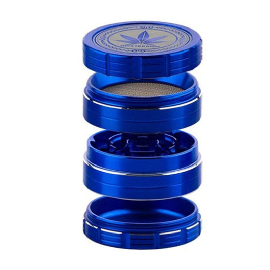 Amsterdam Grinder Ø50mm 4 parti Blu