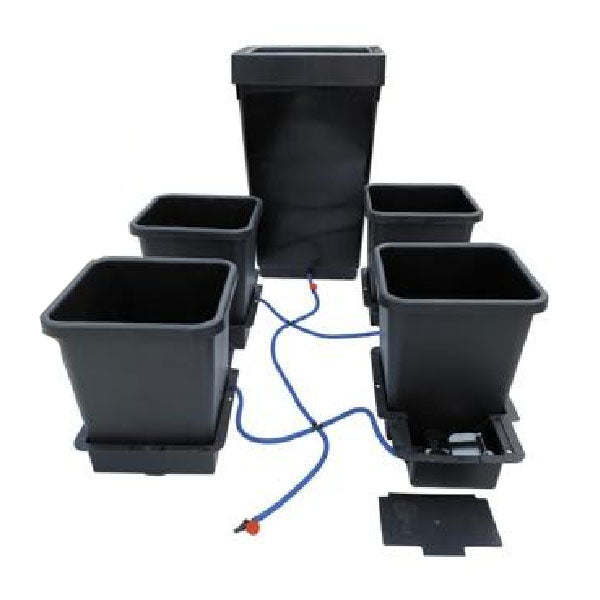 Autopot 4 Pots System – Kit 4 Vasi 15L con Tanica | Sistema Idroponico Passivo
