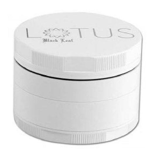 Black Leaf Lotus Grinder Ø62mm 4 Parti White