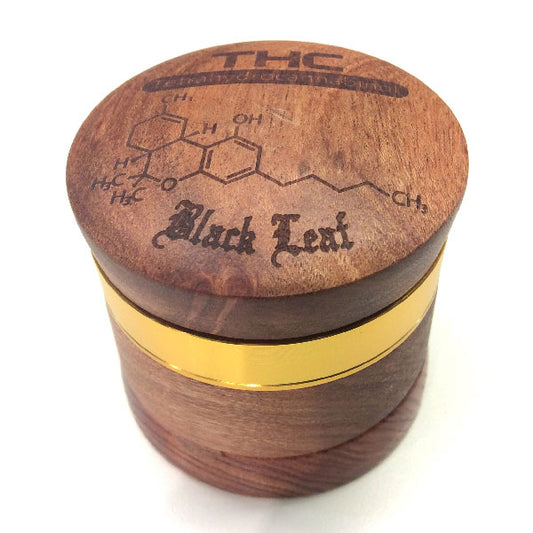 Black Leaf THC AI Wood Grinder