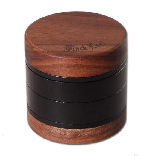Black Leaf Wood Grinder Ø62mm 4 Parti Black