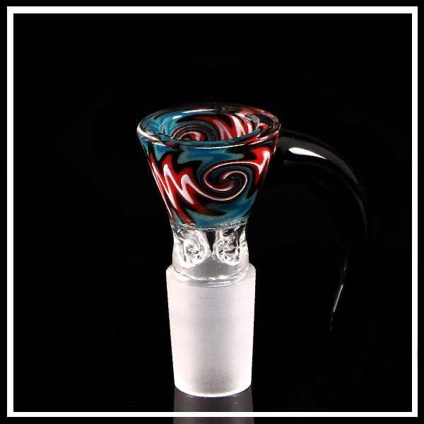 Braciere Colored Glass Slide Ø18,8mm Blu