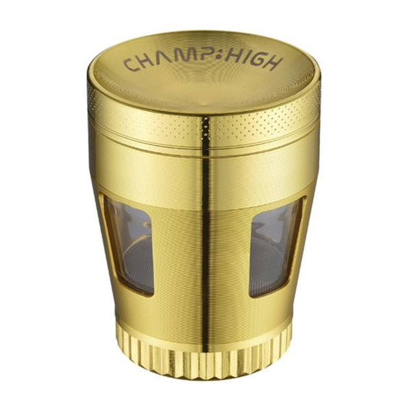 Champ High Curved Grinder con Finestra Ø50mm 4 Parti Oro