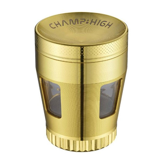 Champ High Curved Grinder con Finestra Ø50mm 4 Parti Oro