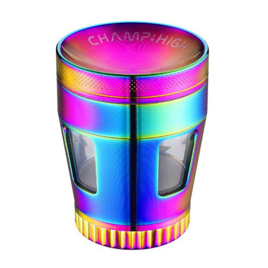 Champ High Curved Grinder con Finestra Ø50mm 4 Parti Rainbow