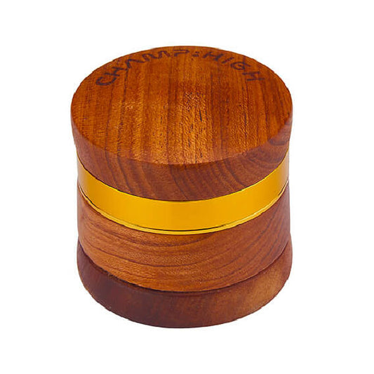 Champ High Grinder in Legno e Metallo Ø60mm Oro