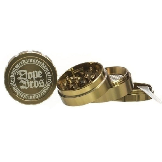 Dope Bros Grinder Ø50mm 4 Parti Oro