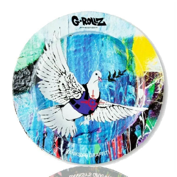 G-Rollz Bansky's Graffiti Metal Ashtray