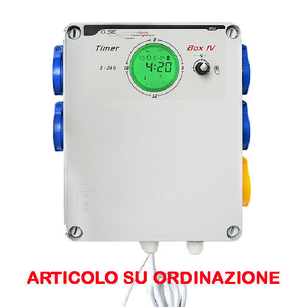 GSE Timer Box IV Quadro Elettrico 4x600w + Riscaldamento