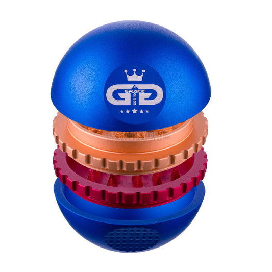 Grace Glass Ball Grinder Ø61mm 4 parti Blu