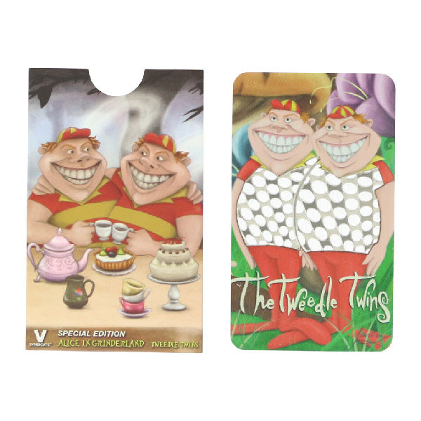 Grinder Card Alice in Wonderland Tweedle Twins
