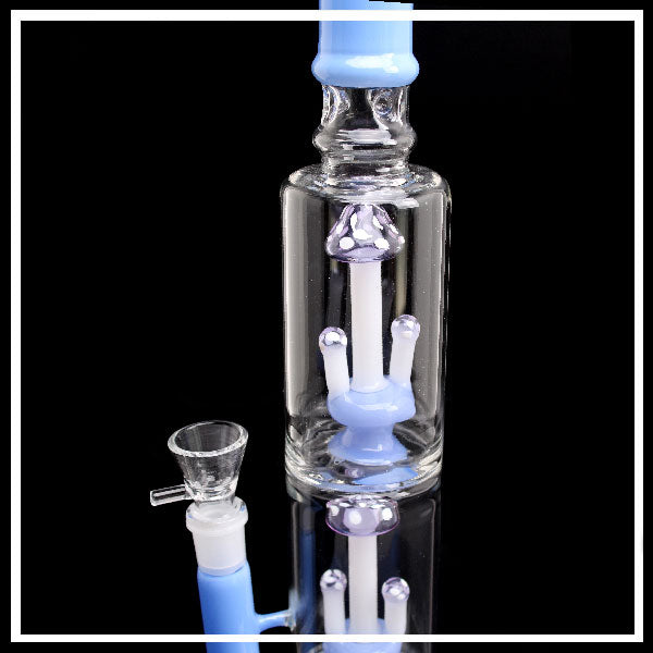 Heavy Bong 46cm con Due Perculatori e Nocche Ice – Doppia Filtrazione