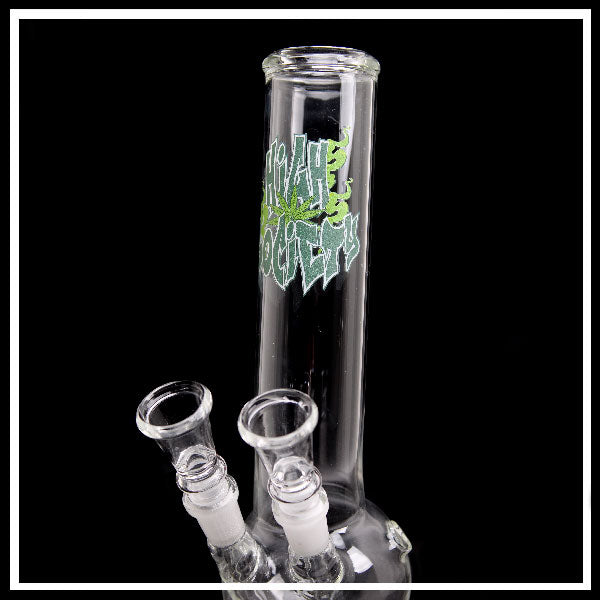 High Society Bong Double Bowl 37cm – Bong con Doppio Braciere e Doppia Ampolla