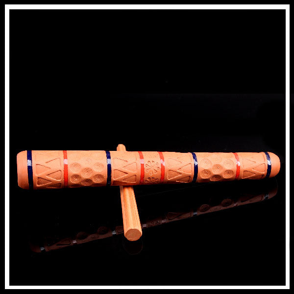 Jolly Cyloom Decorato 25cm – Cyloom Artigianale in Terracotta