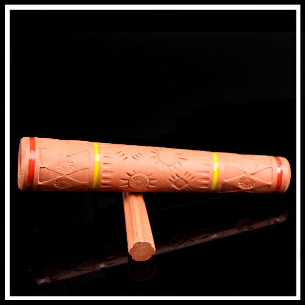 Jolly Cyloom Decorato con Fasce Giallo Rosso 16 cm – Cyloom Artigianale Italiano