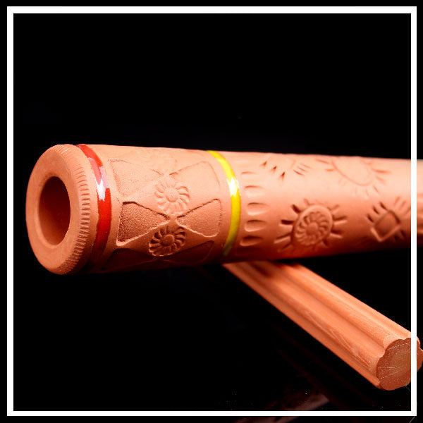 Jolly Cyloom Decorato con Fasce Giallo Rosso 16 cm – Cyloom Artigianale Italiano