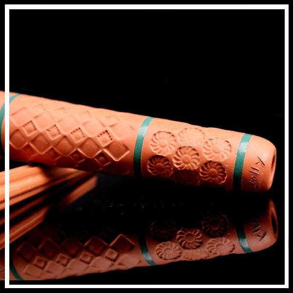 Jolly Cyloom Decorato con Fasce Verde 15,5 cm – Cyloom Artigianale Italiano