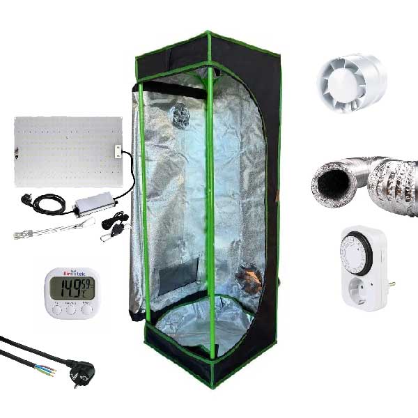 Kit Grow Box Completo 40x40x140cm con LED Quantum Board 45W