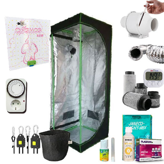 Kit Grow Box Completo 60x60x160cm - Kit Coltivazione Indoor
