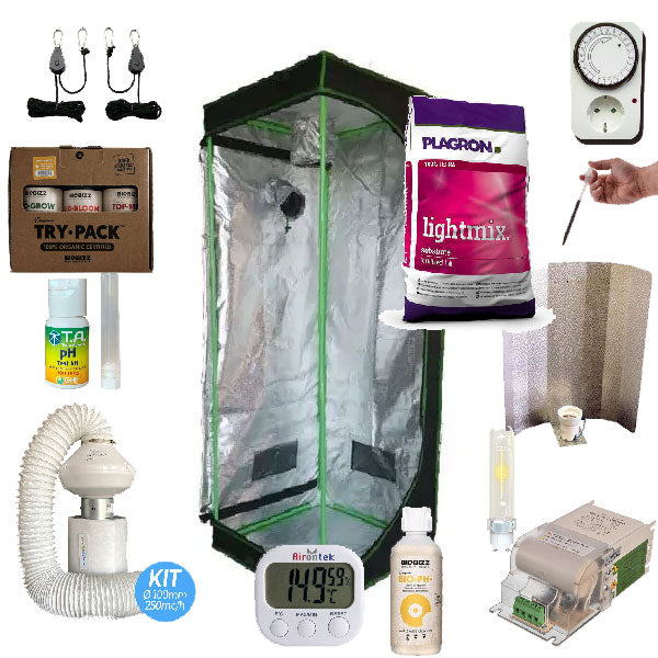 Kit Grow Box Completo 80x80x180cm - Kit Coltivazione Indoor