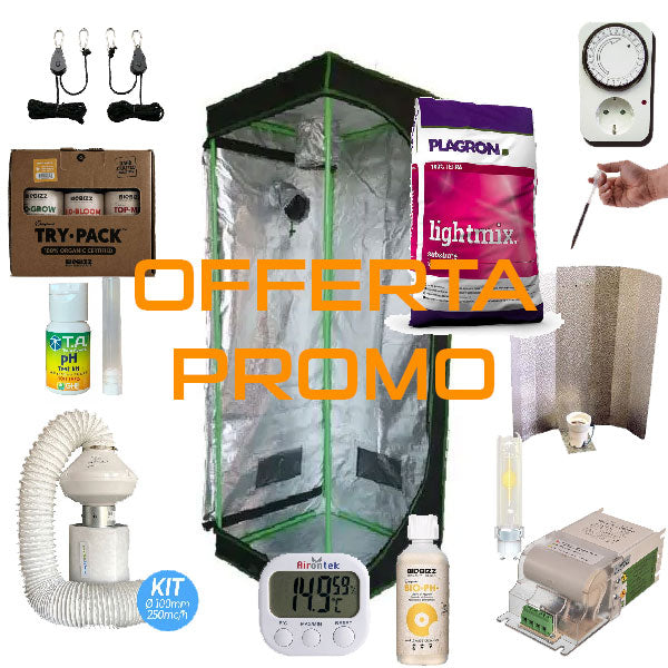 Kit Grow Box Completo 80x80x180cm - Kit Coltivazione Indoor