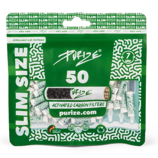 Purize Filtri Carboni Attivi Slim Size Ø7,0mm 50pz