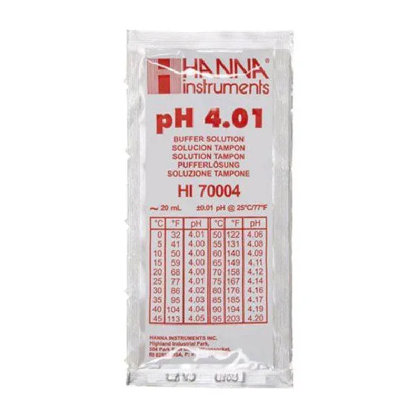 Hanna Intruments Soluzione di Calibrazione PH 4.01 20ml