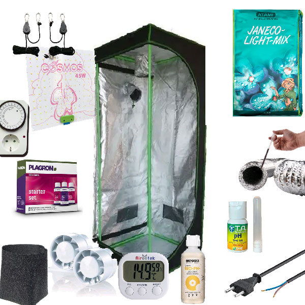 Kit Grow Box Completo 40x40x140cm - Kit Coltivazione Indoor