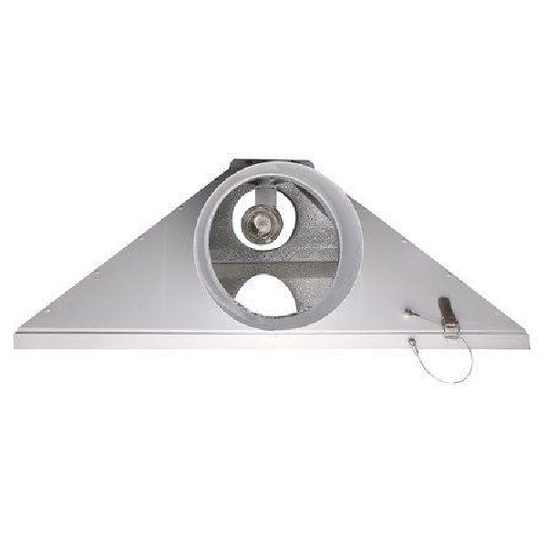Riflettore Raffreddato ad Aria 45x45 cm Ø125 mm per Lampade HPS e MH