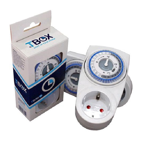 TempoBox Timer Meccanico 24 Ore per Coltivazione Indoor