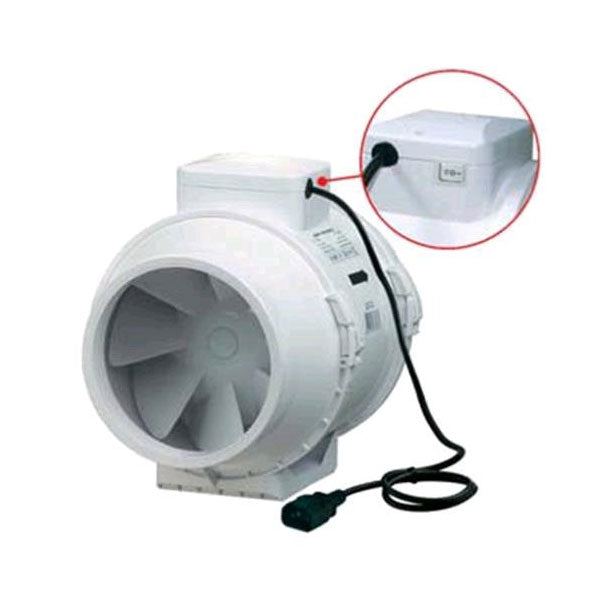 Vents Estrattore TT 125 R1V – Estrattore a 2 Velocità per Grow Box e Grow Room